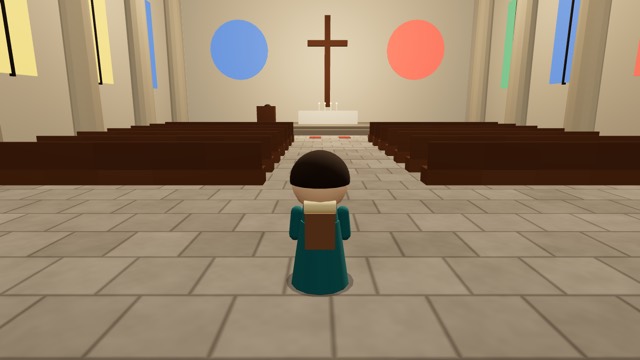 Online World 안의 사랑의교회 서초 3D 풍경